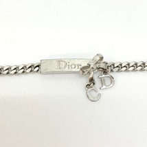 クリスチャンディオール ブレスレット リボン ロゴ プレート チェーン アクセサリー ネコポス可 Christian Dior ジュエリー DF8564■_画像2