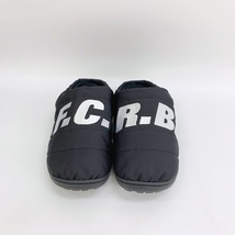 F.C.Real Bristol SUBU エフシーレアルブリストル スブ ロゴ刺繍 サンダル スリッパ 美品 防寒 袋付き 26.5前後 F.C.R.B. 靴 DF9206■_画像2