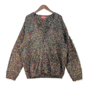 Supreme Sparkle Cardigan 23SS スパークル カーディガン 未使用 ニット セーター Lサイズ マルチカラー シュプリーム トップス DM8834■