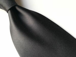 【美品】SOCIAL GRACE ネクタイ ソリッド 無地 ブラック 黒 日本製 ソシアル グレース