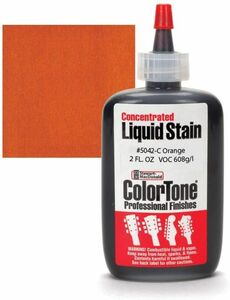 米StewMac社 ColorTone Orange 5042 リキッドステイン ボディ＆ネックの着色剤 #STEWMAC-CTSTAIN-5042