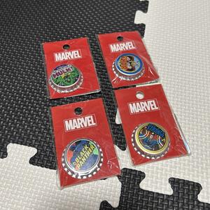 MARVEL 王冠マグネット　ハルク　ブラックパンサー等　新品　4種類セット