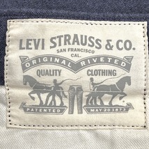 リーバイス LEVI'S テーパードショーツ ショートパンツ ハーフパンツ ジップフライ 綿×麻×ポリウレタン 34 ヘザーネイビー 杢紺 メンズ_画像5