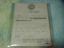 激レア カルビー 旧仮面ライダーカード NO.176×2枚 (N版&KR8版) エラーカード『文章面：文章違い』_画像2