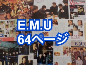 切り抜き◆E.M.U 卒業M 64ページ（石川英郎 阪口大助 緑川光 置鮎龍太郎 神奈延年)