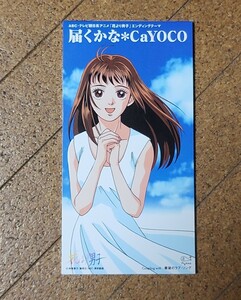 超貴重　「花より男子」テーマ曲　CaYOKO「届くかな」8cmCD 見本盤新品同様