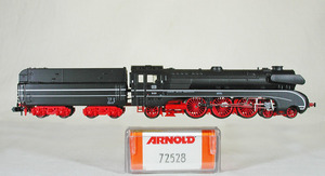 ARNOLD #72528 DB( old west Germany National Railways ) BR10 type steam locomotiv 001 serial number ( black ) limited goods 