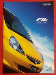 ◎送料無料【ホンダ フィット】カタログ2004年6月 GD3/GD4/GD1/GD2 HONDA FIT 1.5S/1.5W/1.5A/1.3S/1.3W/1.3A/1.3Y FF/4WD