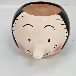 【外部-0367】ポパイ オリーブ マグカップ 陶器製 フェイスマグ/昭和レトロ/箱付き/（MS）