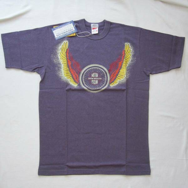 ☆新品 フリーホイーラーズ Tシャツ “WINGED WHEEL” (38) WASTED NAVY / MOTOR PSYCLONE GARAGE / FREEWHEELERS