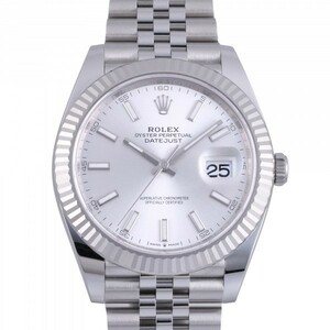 ロレックス ROLEX デイトジャスト 41 126334 シルバー文字盤 新品 腕時計 メンズ