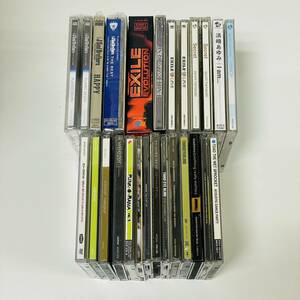 【MIA-7984YN】１円 ～ 中古 CD まとめ売り 23枚セット EXILE 浜崎あゆみ など 邦楽 洋楽 色々 長期保管品 ジャンク品 