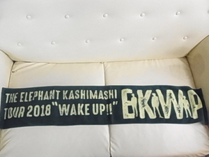 エレファントカシマシ　PAOグッズ　TOUR 2018 ”WAKE UP!!”　　WAKE UP!! TOUR マフラータオル　グリーン　完売品　エレカシ宮本浩次