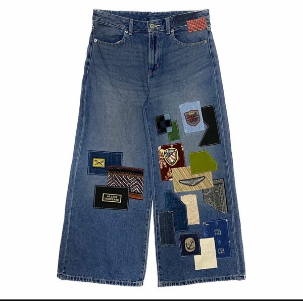 Remake denim pants