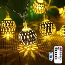 モロッコボール☆フェアリーライト USB 6ｍ 40LED　暖色_画像2