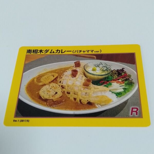 長野県 南佐久郡 ダムカレー カード 南相木ダム パチャママ Ver.1.0 ダムカード ダム