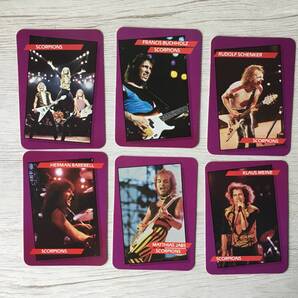 SCORPIONS ROCK STAR CONCERT CARDS