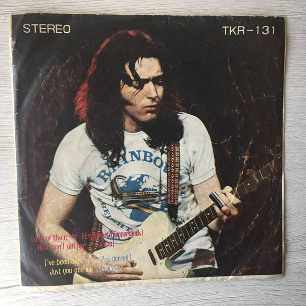 RORY GALLAGHER CHICAGO LOGO GUY DARREL ENGELBERT HUMPERDINIK THAI タイ盤　RORYの曲なし。