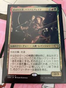 送料63円　結ばれた者、ハラナとアレイナ　チャレンジャーデッキ　グルールストンピィ　マジックザギャザリング　MTG