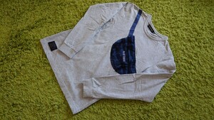 BLUE CROSS■ブルークロス 迷彩 フェイク 長袖Tシャツ カットソー 150
