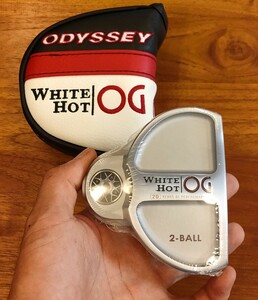 未使用！ オデッセイ WHITE HOT OG 2-BALL ヘッドのみ ODYSSEY ホワイト ホット OG カバーあり