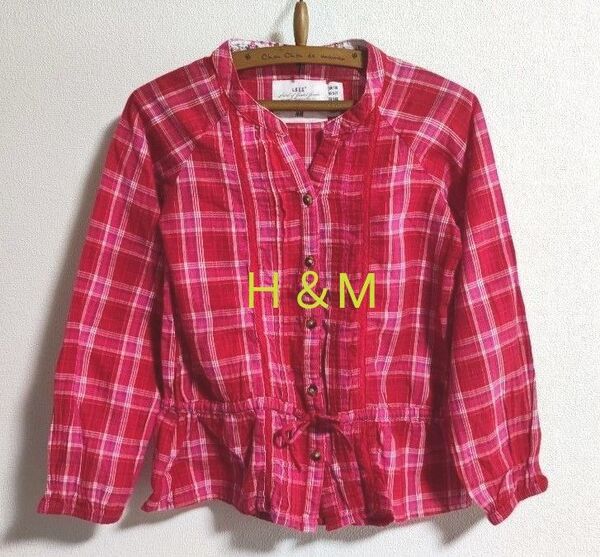 ★H&M★長袖シャツ★コットン100%★110cm 120cm