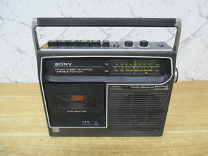 TJ-559『SONY ソニー CF-1610』 ラジカセ　CASSETTE-CORDER/FM/AM 昭和レトロ　ジャンク品　現状渡し