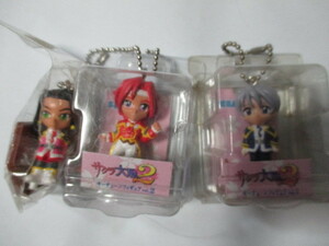  Sakura Taisen 2 key chain figure Ver1 Ver23 kind woven .reni. island can na