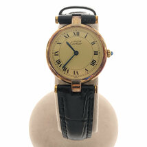 Cartier / カルティエ | マストヴァンドーム 腕時計 | ブラック / ゴールド | レディース_画像1