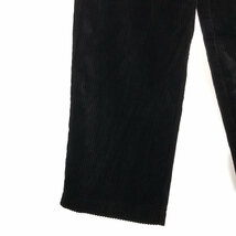 【美品】 CLANE / クラネ | 2022AW | CORDUROY TAPERED PANTS コーデュロイパンツ | 2 | ブラック | レディース_画像3