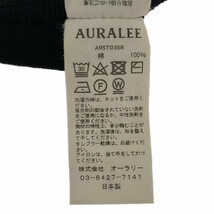 AURALEE / オーラリー | SEE-THROUGH RIB TIGHTS / リブ タイツ パンツ | 1 | Black | レディース_画像6