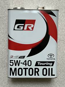 【4L】GR MOTOR OILTouring 5W40 4L×1缶 TOYOTA GAZOO Racing トヨタ純正 全合成油 ジーアール⑦