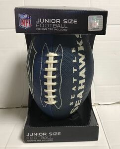 NFL SEATTLE SEAHAWKS Seattle si- Hawk sFOOTBALL football JUNIOR SIZE Junior size ball box attaching 