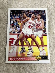 Scott Williams 1992 Upper Deck Chicago Bulls