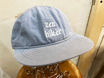 美品 TACOMAFUJI/タコマフジ ZEN HIKER CAP ロゴ刺繍キャップ メンズ 帽子 グレー系 57cm-59cm USED ★_画像2