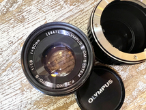 OLYMPUS/オリンパス OM-SYSTEM F.ZUIKO AUTO-S 1:1.8 f=50mm 単焦点レンズ K&F CONCEPT マウントアダプターセット カメラ レンズ 中古_画像2