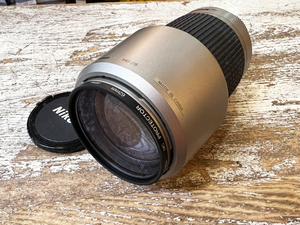 Nikon/ニコン AF NIKKOR 70-300mm 1:4-5.6G オートフォーカス カメラレンズ Kenko 62mmレンズプロテクター付き カメラ 中古