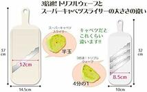 アーネスト [日本製] スライサー (千切り) 3倍速でできる (3倍速 トリプルウェーブ) 大手飲食店愛用ブランド A-77107_画像8