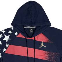 Air Jordan Retro7 Stars&Stripes USA ジョーダン レトロ7 プルオーバー パーカー (ネイビー) (M) [並行輸入品]_画像3