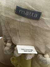 matta シルク × コットン ポンポン ストール バイカラー (^^) EPICE CITRUS イヌイトゥーシュ Tomorrowland AMACA_画像5