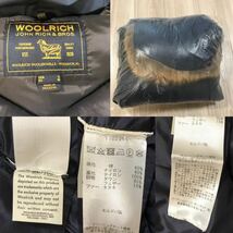 美品 WOOLRICH ARCTIC PARKA ウールリッチ アークティック パーカ ダウン ジャケット コート ネイビー ファー ナイロン パーカー アウター_画像10