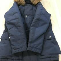 美品 WOOLRICH ARCTIC PARKA ウールリッチ アークティック パーカ ダウン ジャケット コート ネイビー ファー ナイロン パーカー アウター_画像4