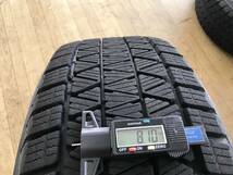 スタッドレス BS DM-V3 20年製 225/60R18 7.5J+39 アルミホイールセット トヨタナット専用 ハリアー RAV4 レクサスNX 4本 中古_画像8