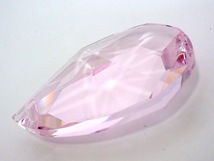 リヒトウェーゼン しずく型 クリスタル 創造の光 ピンク 浄化 水晶 リラクゼーション 創造の光線 波動 エネルギーリチャージ ケース付 _画像5
