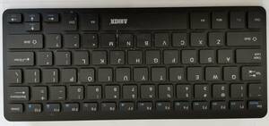 Wireless Keyboard ワイヤレスキーボー ANKER アンカー 98ANSLM78-BUA（中古）