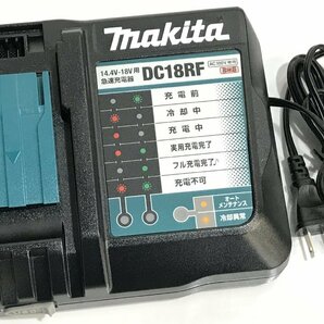 ■未使用3点セット品 makita マキタ 急速充電器 DC18RF バッテリー BL1860B 純正 雪マークあり h0916-2の画像2