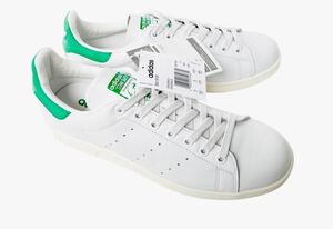 デッド!! 希少!! 14年 adidas STAN SMITH D67361 スタンスミス レザー グリーン 白 × 緑 天然皮革 us 9.5 / 27.5 ㎝ 正規品