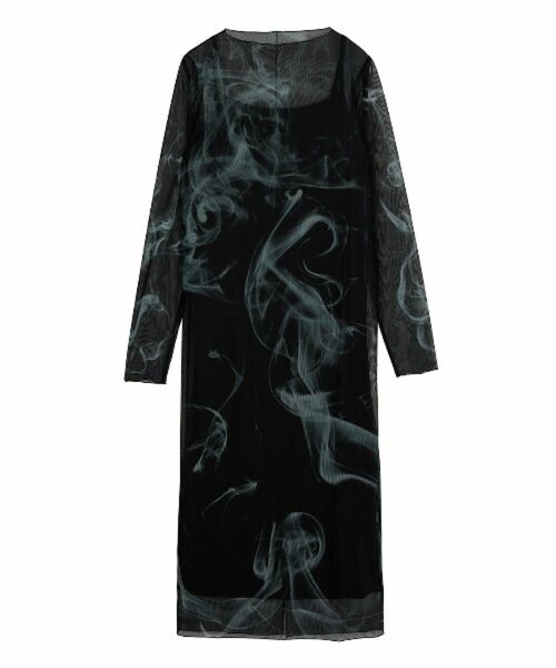 CURL OF SMOKE SHEER DRESS