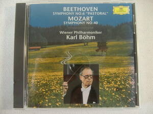 Beethoven ベートーヴェン 交響曲第6番 Pastoral 田園 Mozart モーツァルト 交響曲第40番　 /　 Karl Bohm カール・ベーム：ウィーンフィル