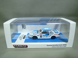 Tarmac Works 1/64 ミノルタ トヨタ カローラ レビン AE92 マカオ ギアレース 1988